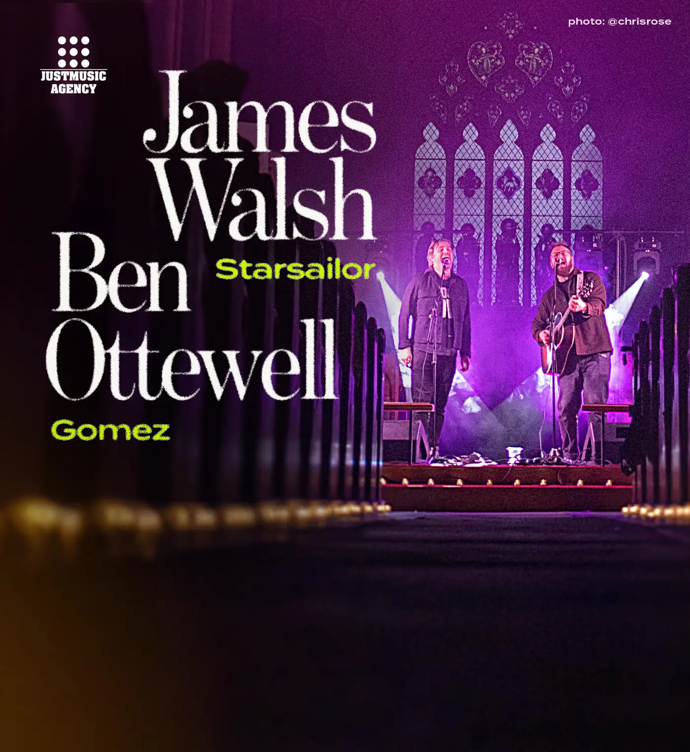 James Walsh (Starsailor) + Ben Ottewell (Gomez)
